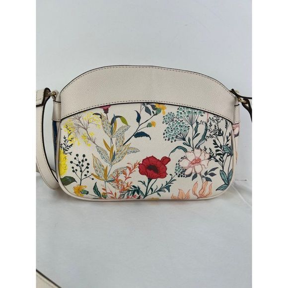 Nanette Lepore Hartley Camera Crossbody Purse Floral Botanical Vegan Leather - Picture 4 of 7